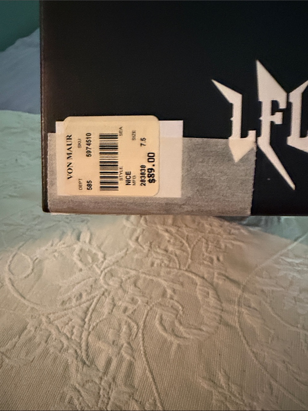 Women’s LFL black slide on loafers
